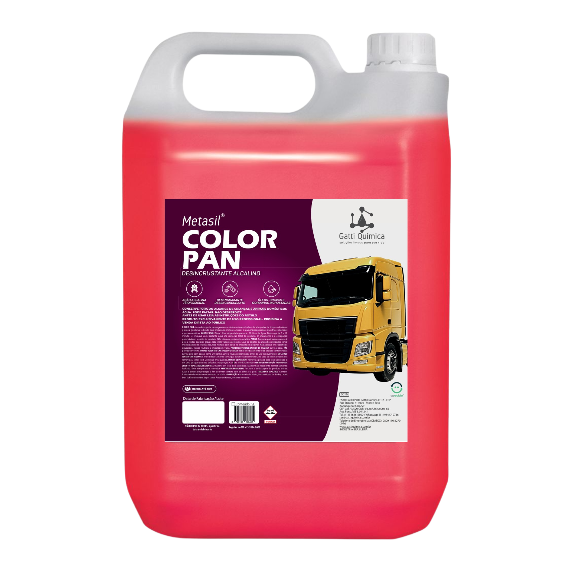 COLOR PAN - Desengraxante BB 5L